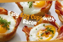 Easy Egg Cups with Bacon Dippers for Breakfast