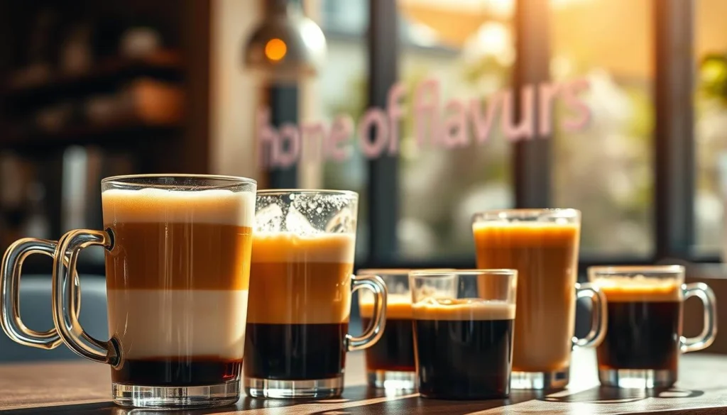 Close View of Mixed Americano with Cream