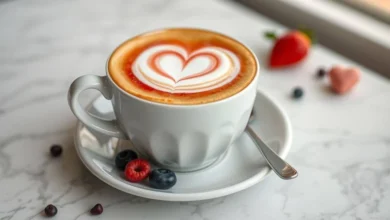 how to mix americano coffee and cream