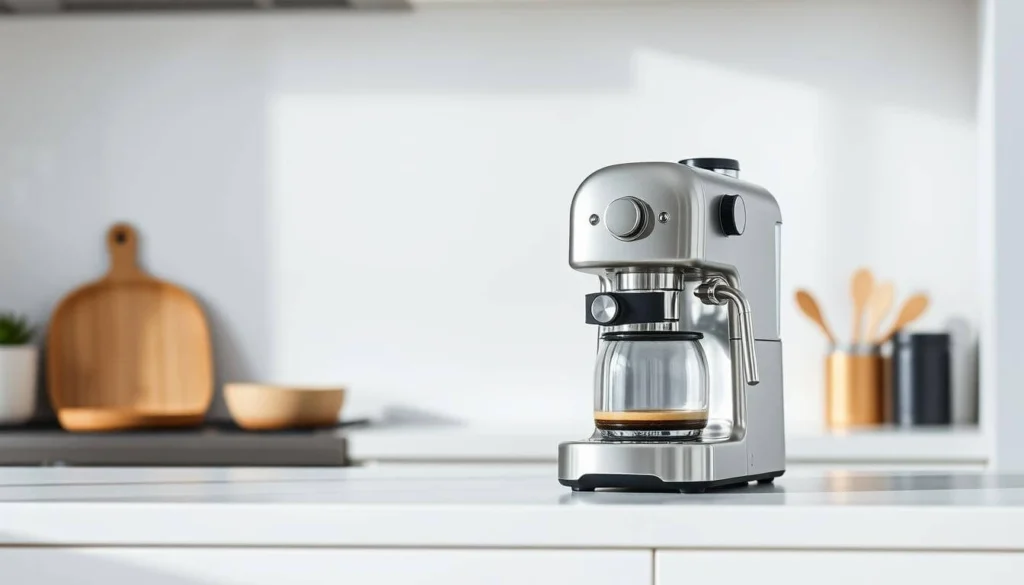 Small coffee maker for dorm or office use